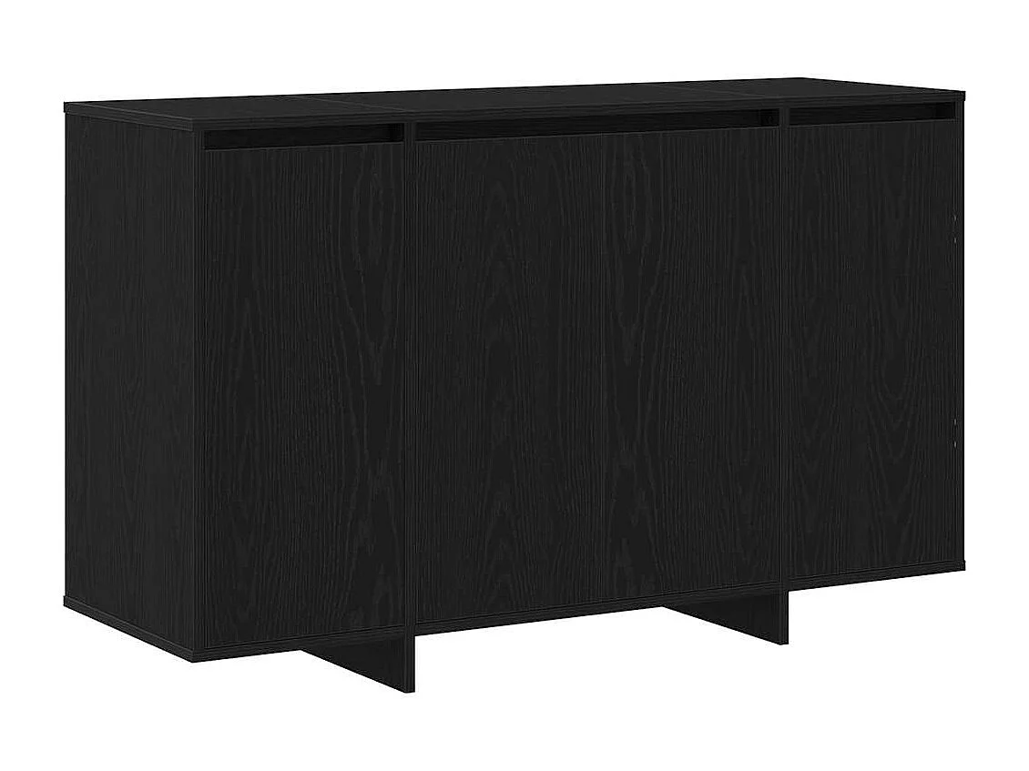 Buffet | Bahut | Meuble de rangement chêne noir Chêne noir Bois 120 x 41 x 75 cm