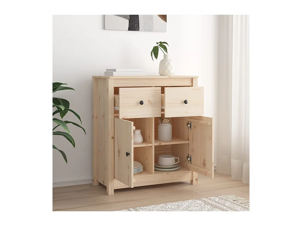 Buffet | Bahut | Meuble de rangement 70x35x80 cm nois massif de pin