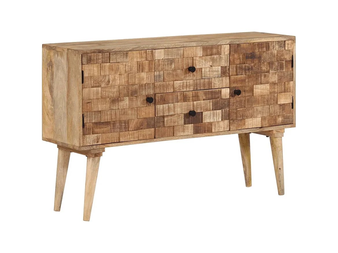 Buffet | Commode à tiroir | Meuble de rangement 110x30x70 cm bois massif de manguier