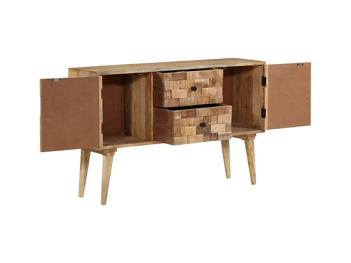 Buffet | Commode à tiroir | Meuble de rangement 110x30x70 cm bois massif de manguier