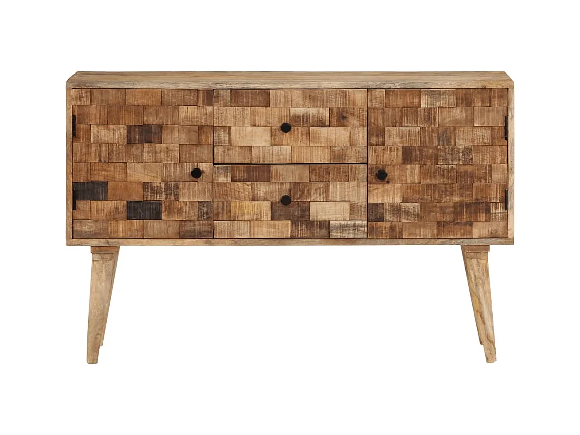 Buffet | Commode à tiroir | Meuble de rangement 110x30x70 cm bois massif de manguier