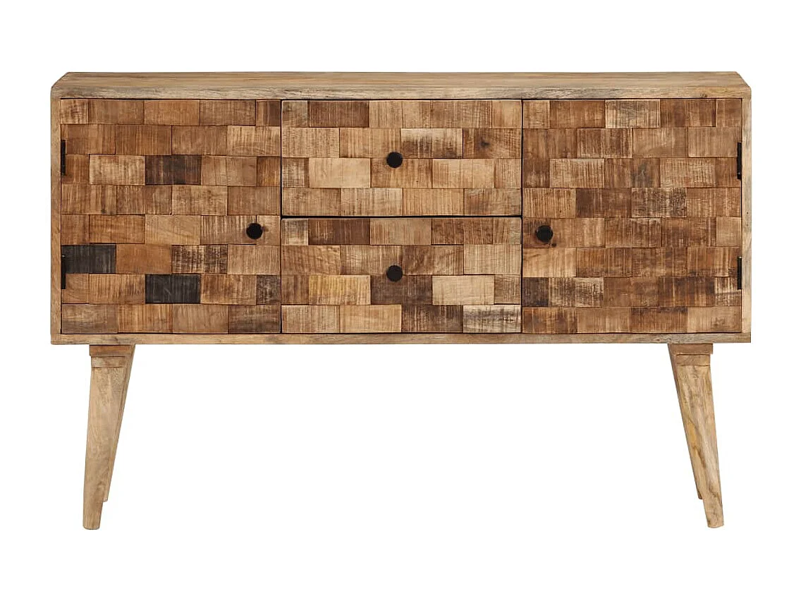 Buffet | Commode à tiroir | Meuble de rangement 110x30x70 cm bois massif de manguier