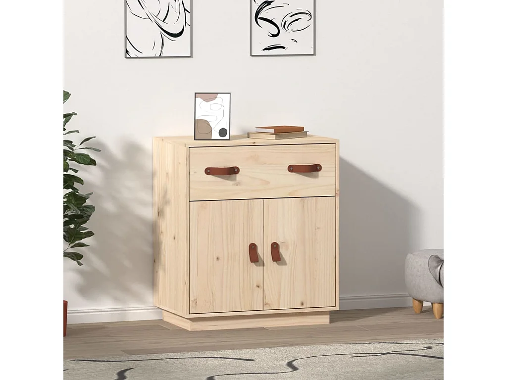 Buffet | Bahut | Meuble de rangement 65,5x40x75 cm Bois massif de pin