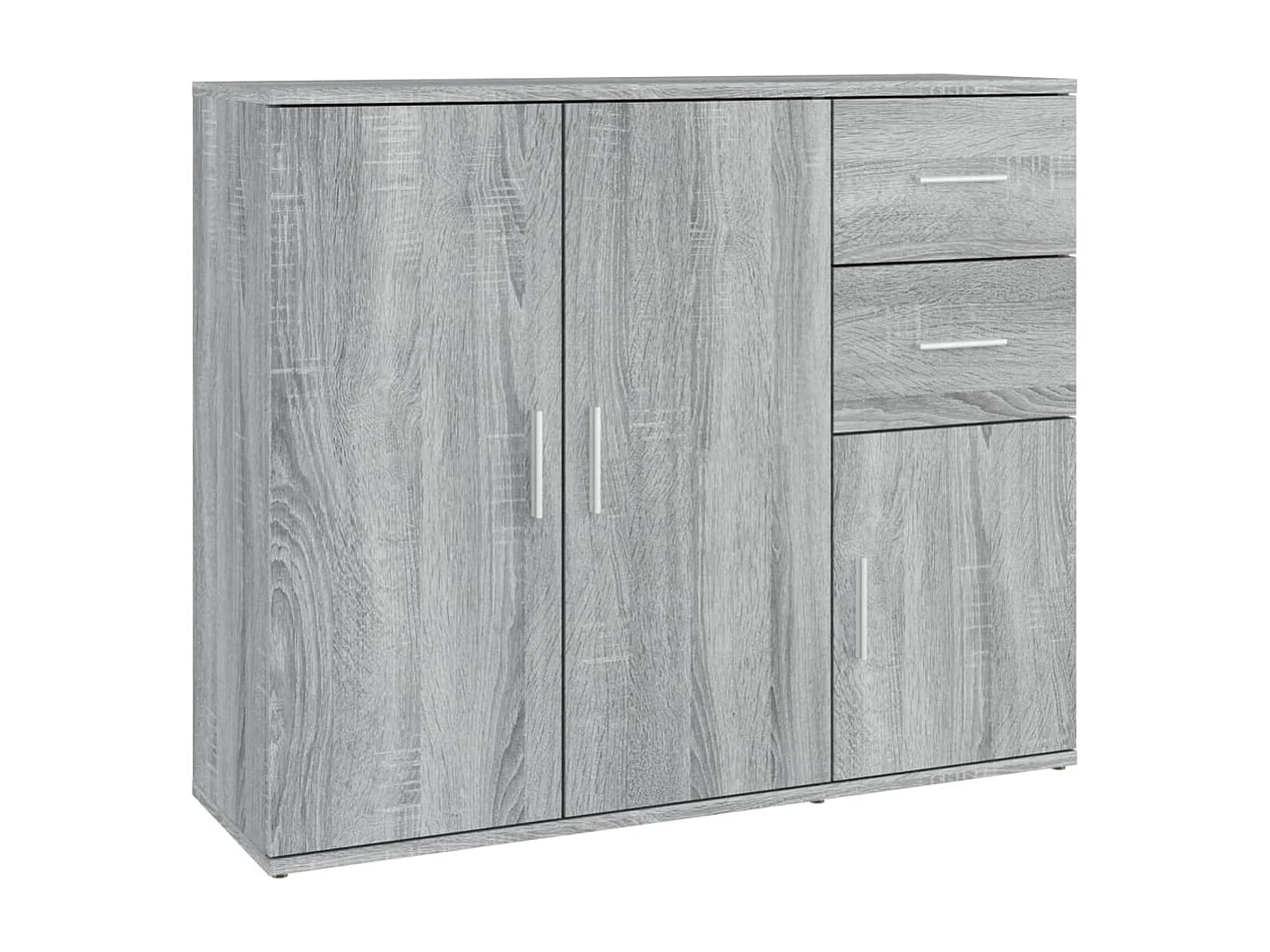 Buffet | Bahut | Meuble de rangement Sonoma gris 91x29,5x75 cm Bois d'ingénierie
