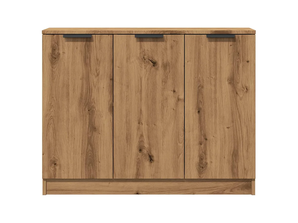 Credenza | Buffet | Armadio Rovere Artigianale 90,5x30x70 cm in Legno Multistrato