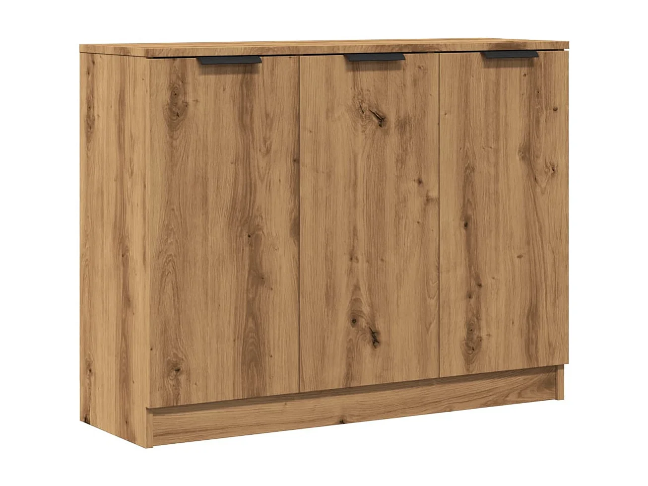Buffet | Bahut | Meuble de rangement chêne artisanal 90,5x30x70 cm bois d'ingénierie