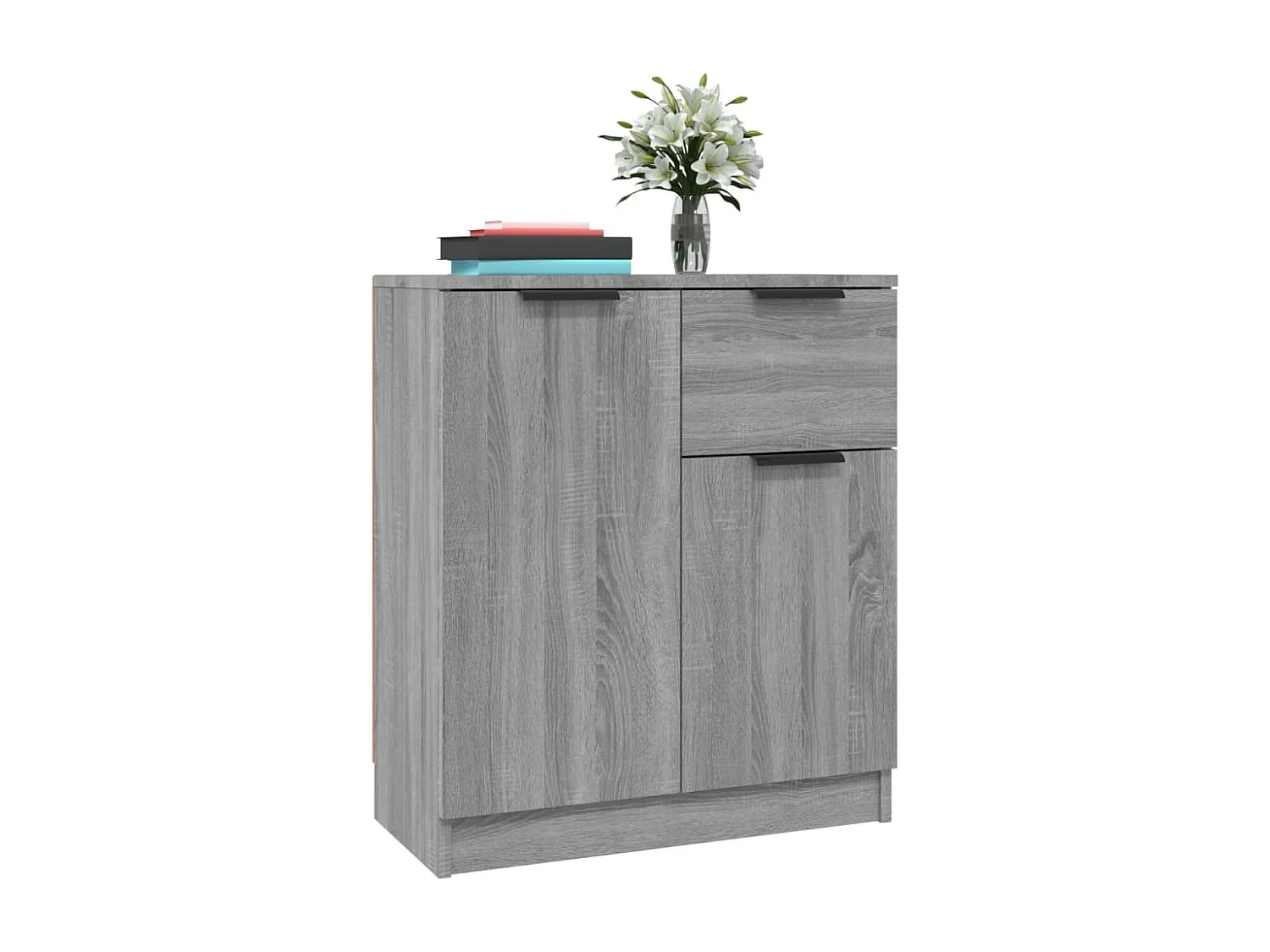 Credenza | Buffet | Armadio Grigio Sonoma 60x30x70 cm in Legno tecnico