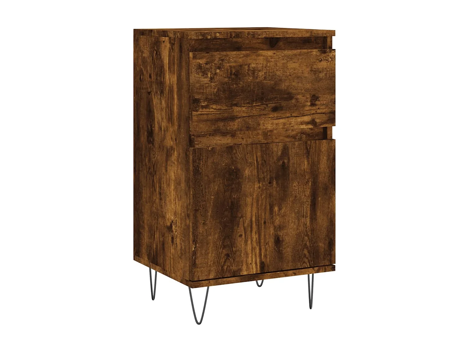 Buffets | Bahuts | Meuble de rangement 2 pcs chêne fumé 40x35x70 cm bois d'ingénierie