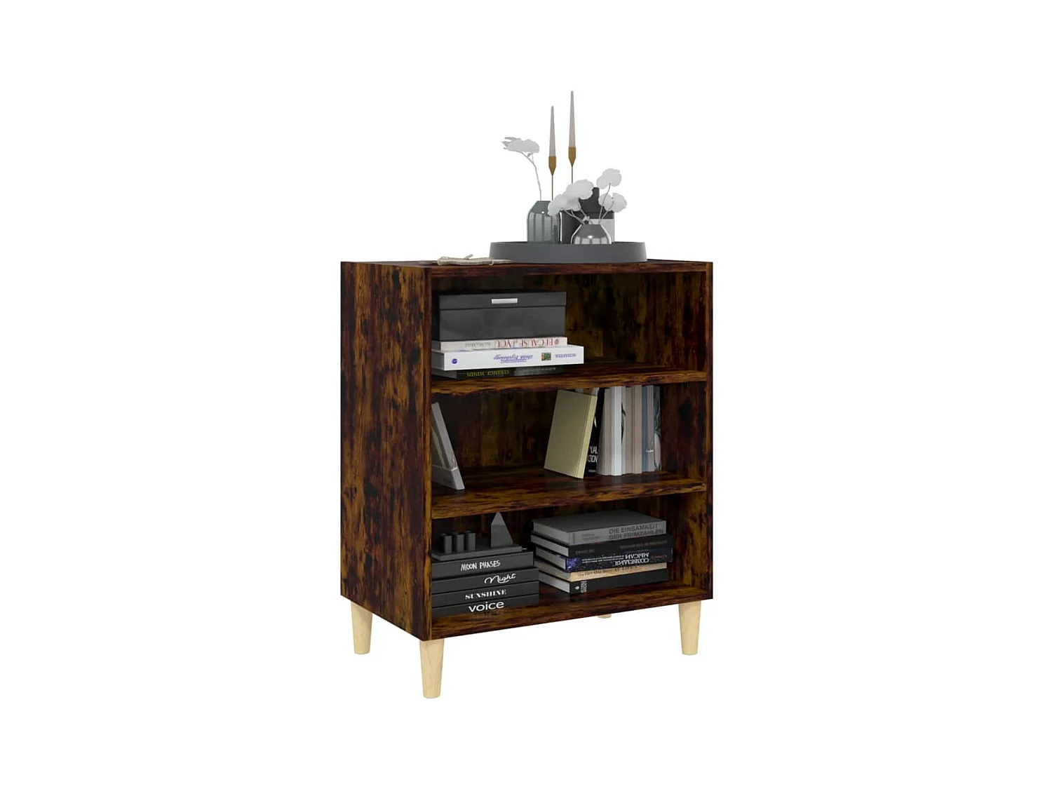 Credenza | Buffet | Armadio Rovere Fumo 57x35x70 cm in Truciolato