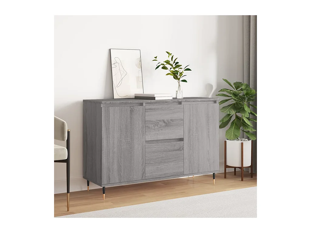 Buffet | Bahut | Meuble de rangement sonoma gris 104x35x70 cm bois d'ingénierie