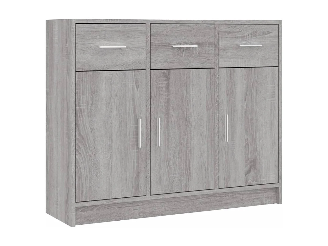 Buffet | Bahut | Meuble de rangement sonoma gris 91x28x75 cm bois d'ingénierie