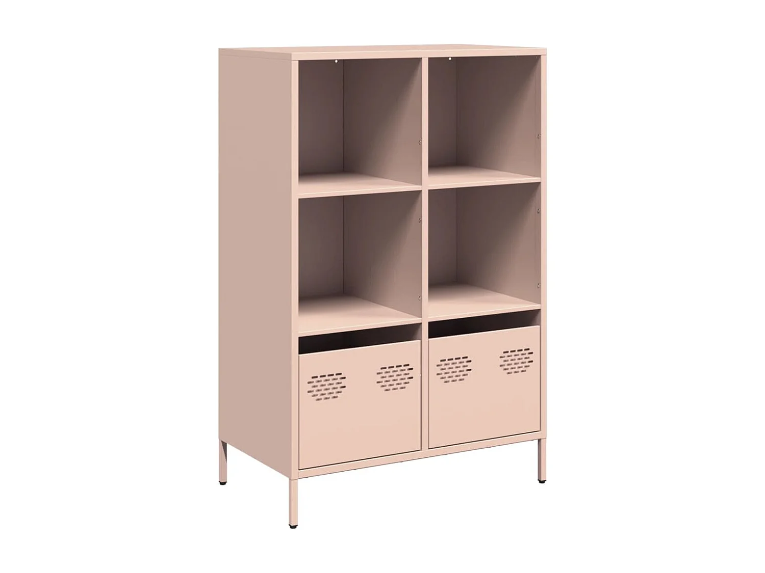 Credenza | Buffet | Armadio Rosa 68x39x103,5 cm in Acciaio