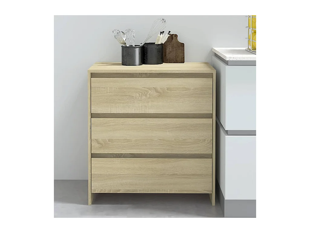 Buffet | Bahut | Meuble de rangement Chêne sonoma 70x41x75 cm Bois d'ingénierie