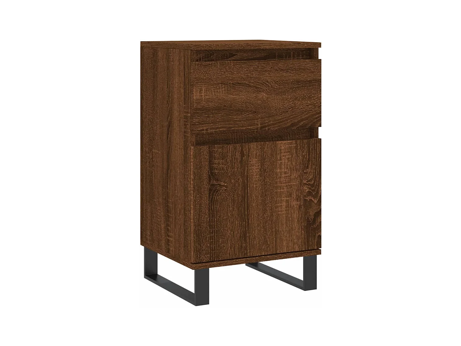 Buffets | Bahuts | Meuble de rangement 2 pcs chêne marron 40x35x70 cm bois d'ingénierie