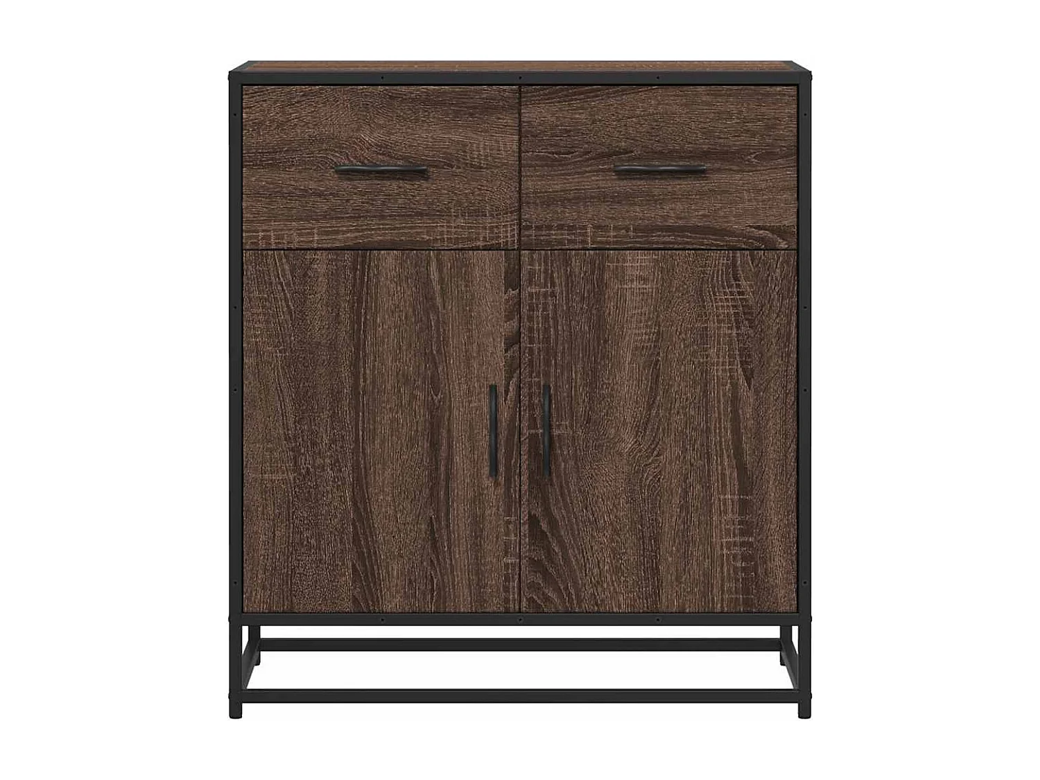 Buffet | Bahut | Meuble de rangement chêne marron 68x35x76 cm bois d'ingénierie