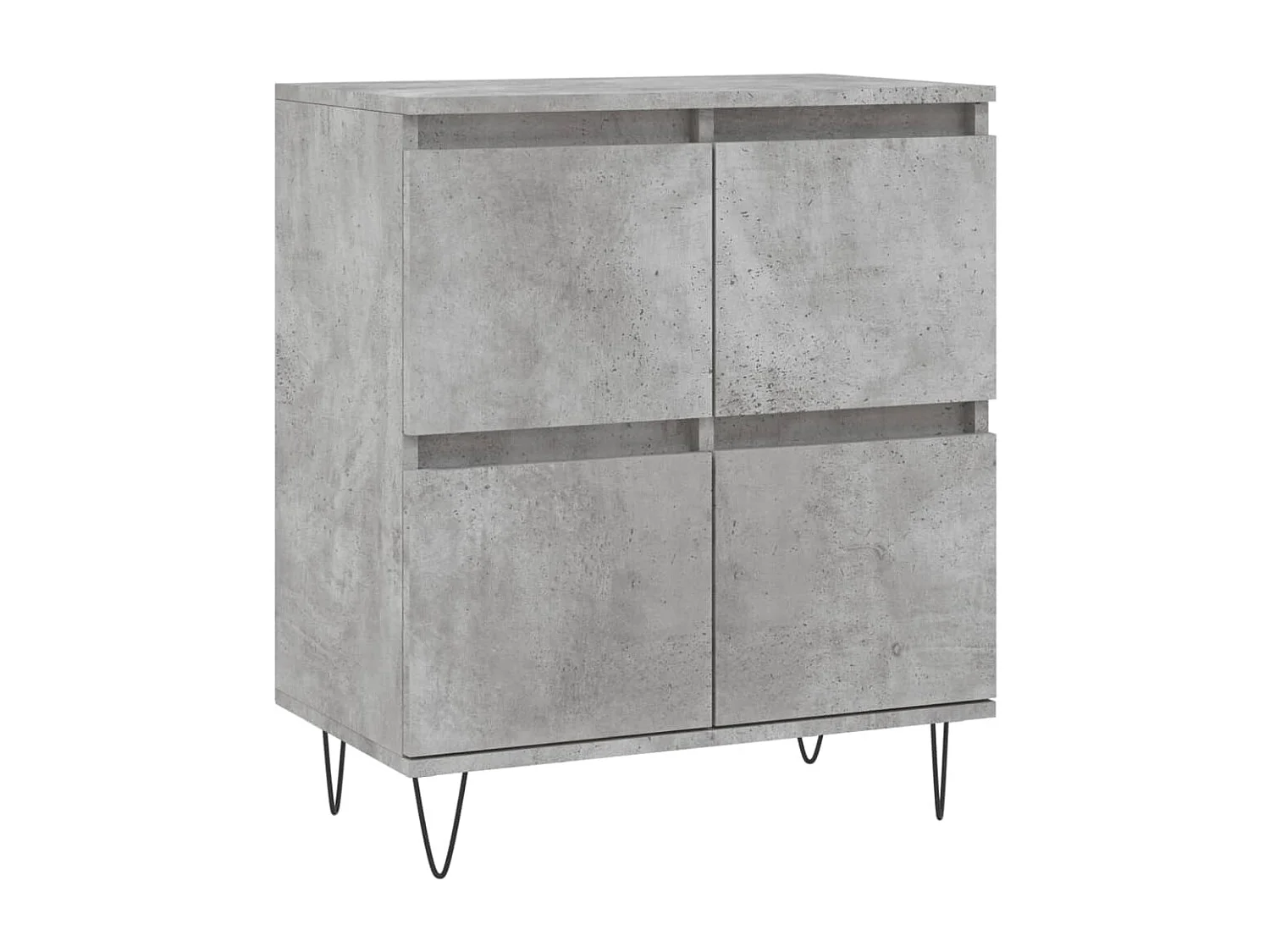 Buffet | Sideboard | Dressoir 60x35x70 cm bewerkt hout betongrijs