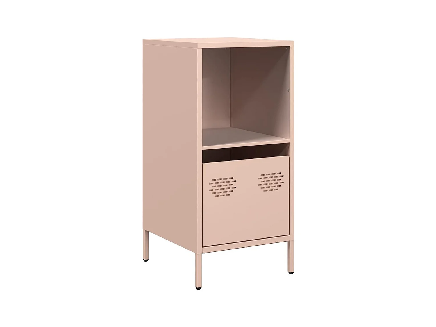 Buffet | Commode à tiroir | Meuble de rangement rose 35x39x73,5 cm acier laminé à froid