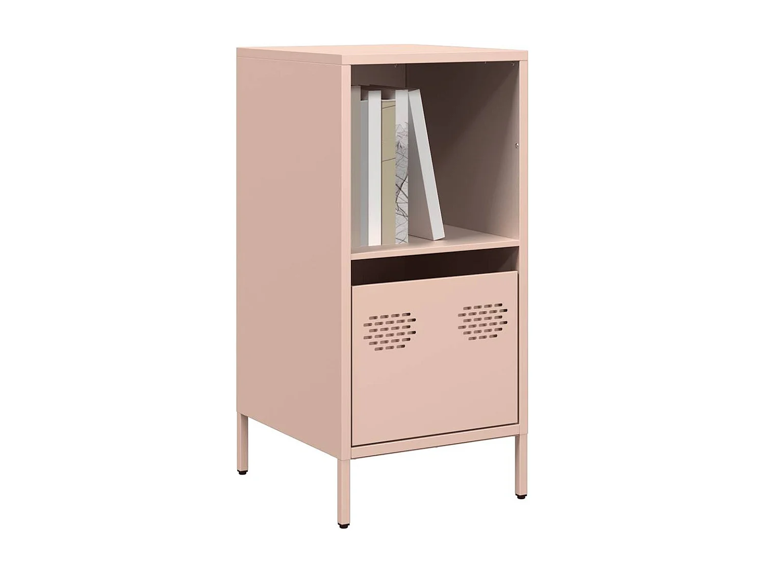 Buffet | Commode à tiroir | Meuble de rangement rose 35x39x73,5 cm acier laminé à froid