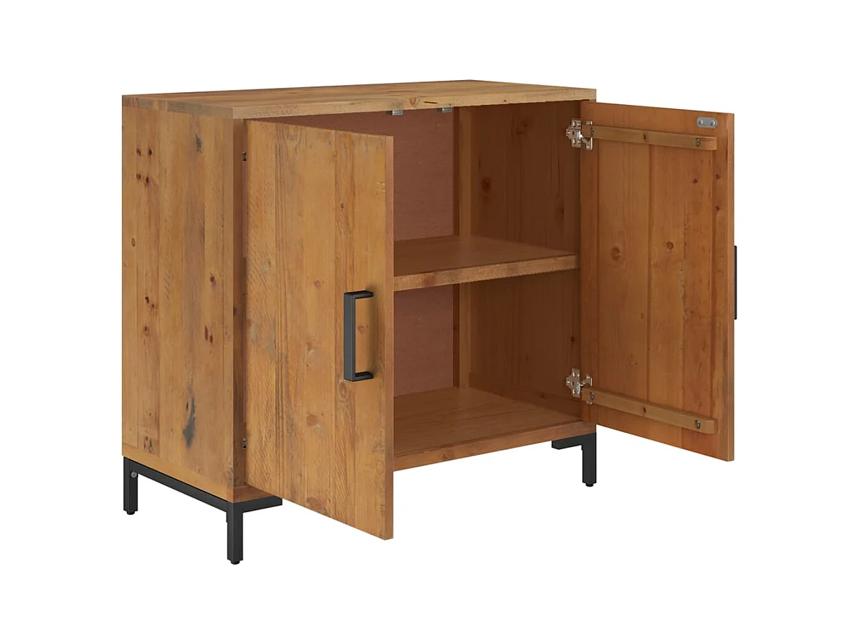 Buffet | Bahut | Meuble de rangement Marron 75x35x70 cm Bois de pin massif