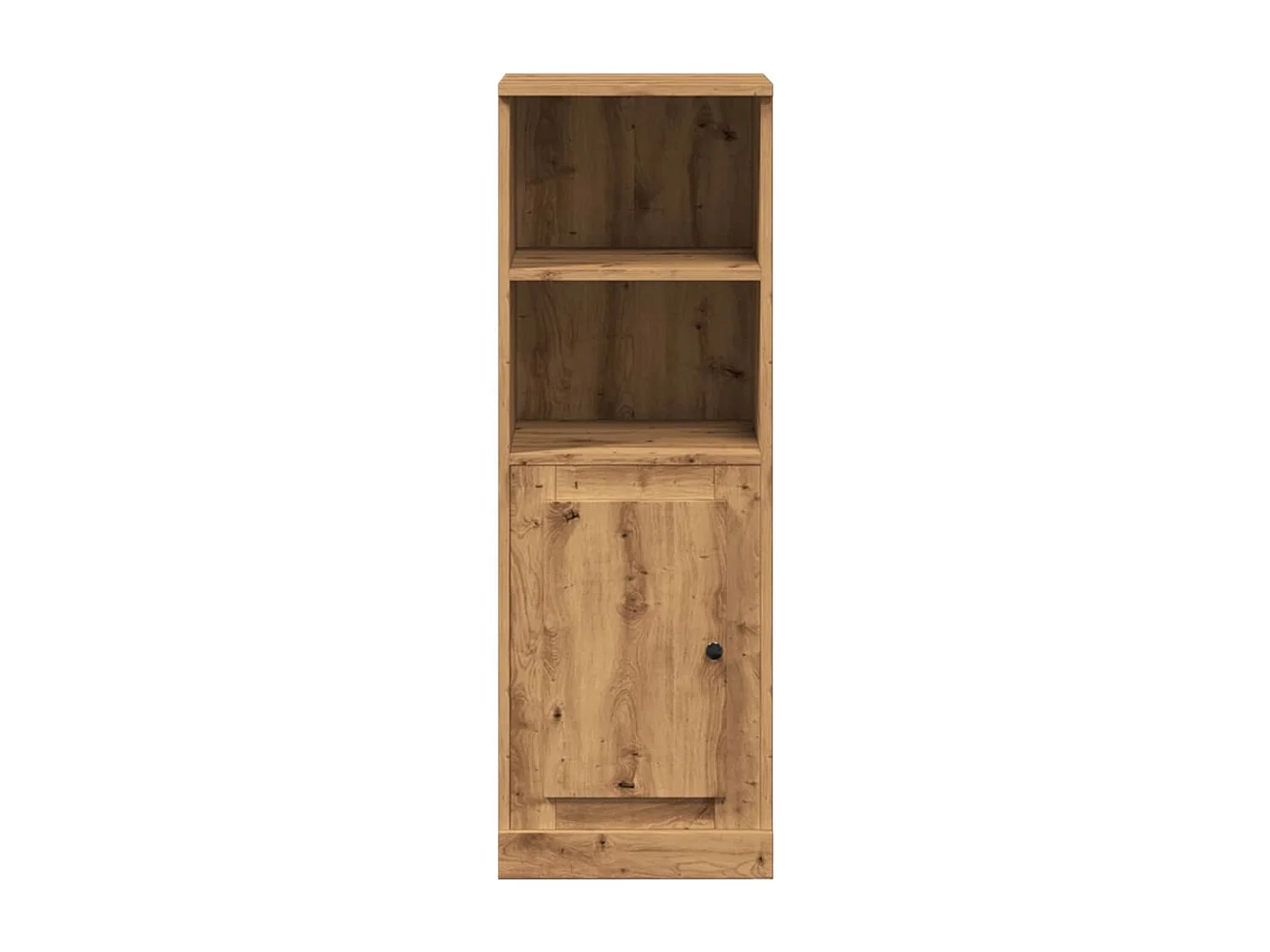 Buffet | Bahut | Meuble de rangement haut chêne artisanal 36x35,5x103,5 cm bois d'ingénierie