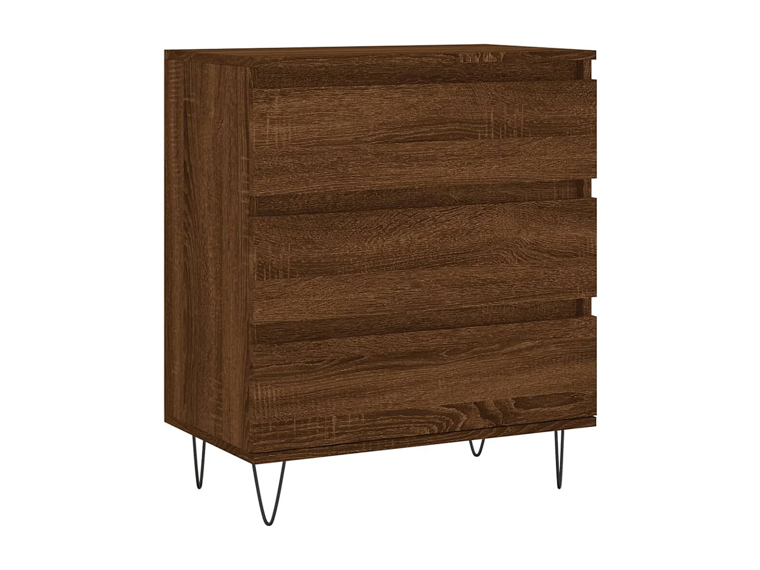 Credenza | Buffet | Armadio Rovere Marrone 60x35x70 cm in Legno Multistrato