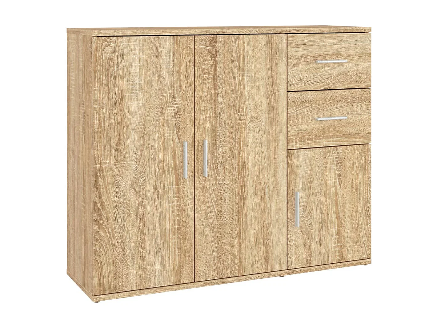 Credenza | Buffet | Armadio Rovere Sonoma 91x29,5x75 cm in Legno Multistrato