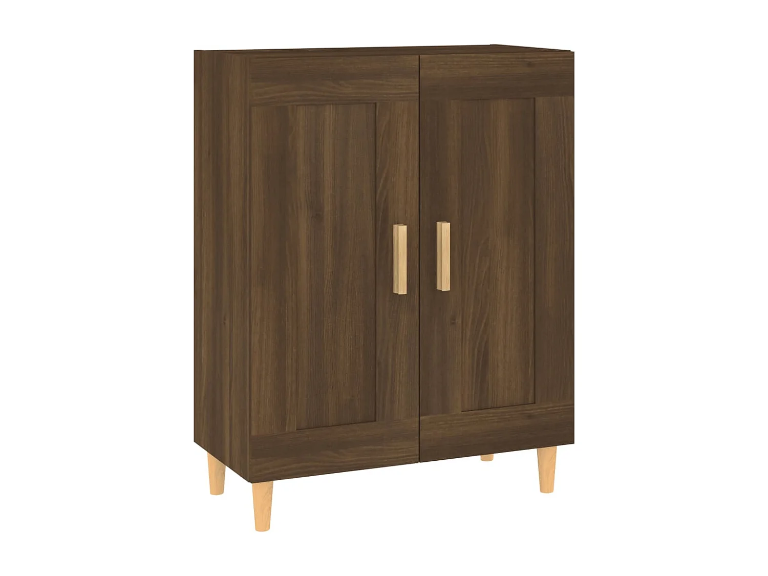 Buffet | Bahut | Meuble de rangement Chêne marron 69,5x34x90 cm Bois d'ingénierie