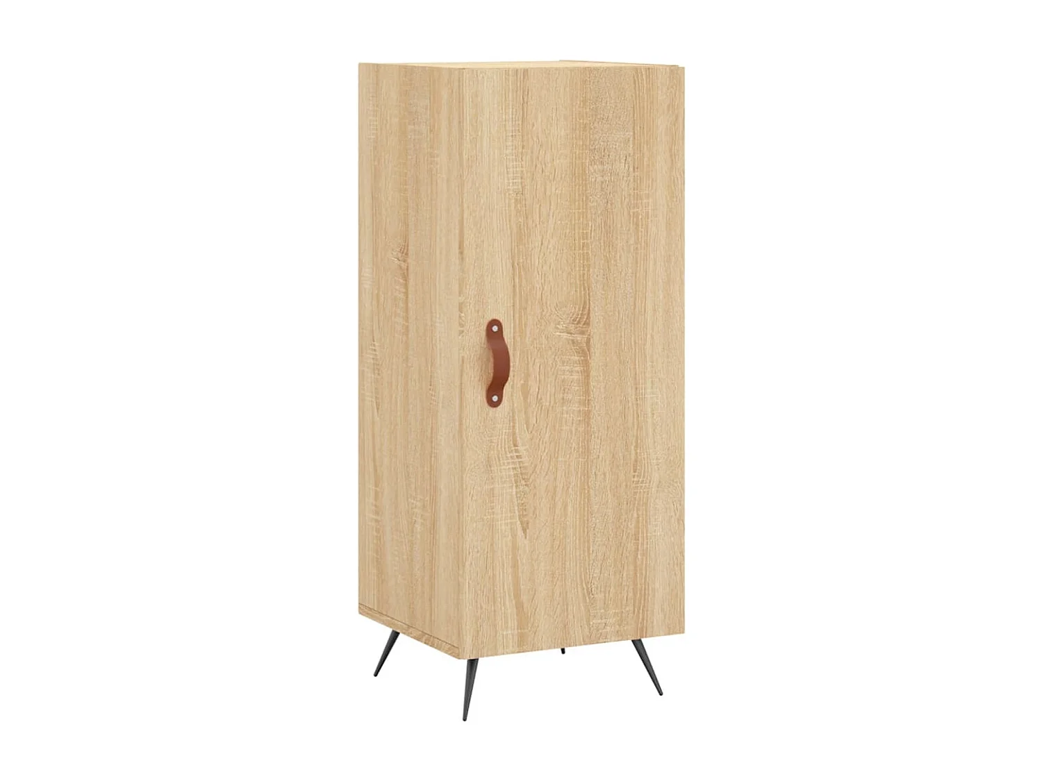 Buffet | Bahut | Meuble de rangement haut Chêne sonoma 34,5x34x180 cm Bois d'ingénierie