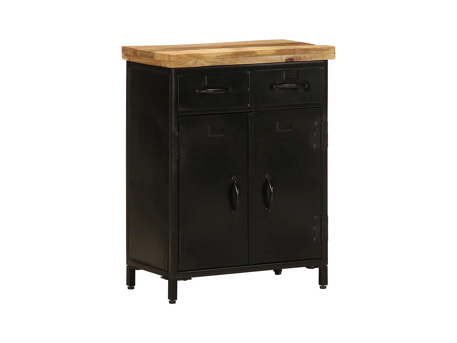 Credenza | Buffet | Armadio 55x30x71 cm in Legno Massello di Mango
