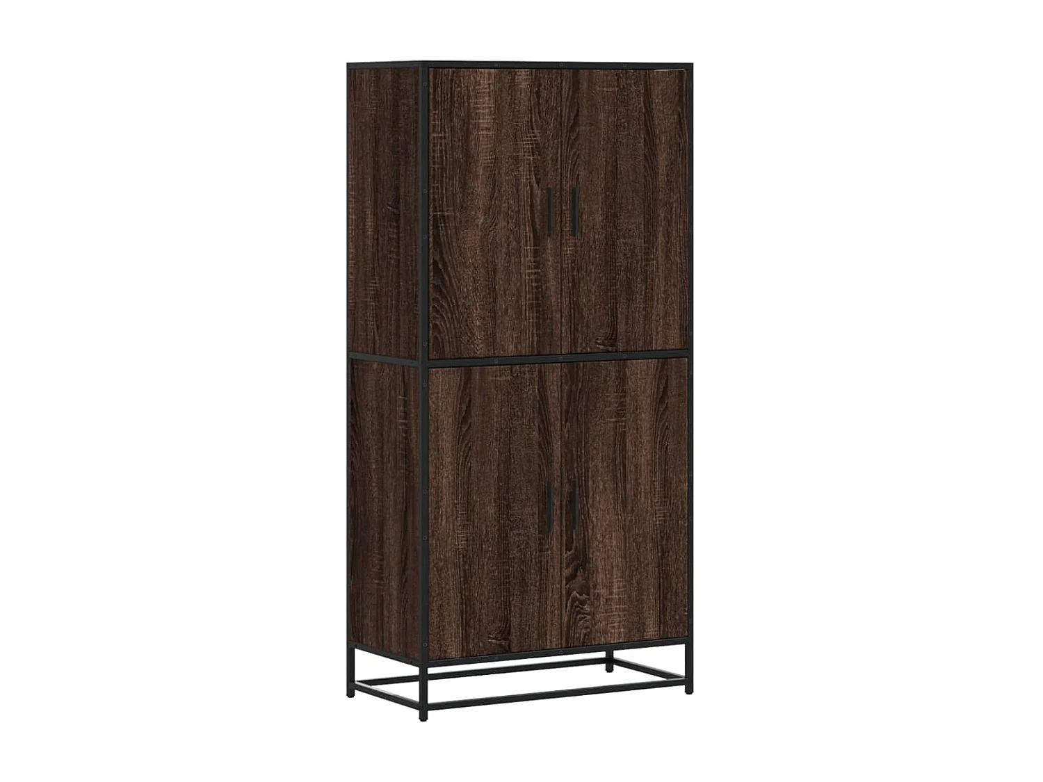 Credenza | Buffet | Armadio Rovere Marrone 68x35x139 cm in Truciolato