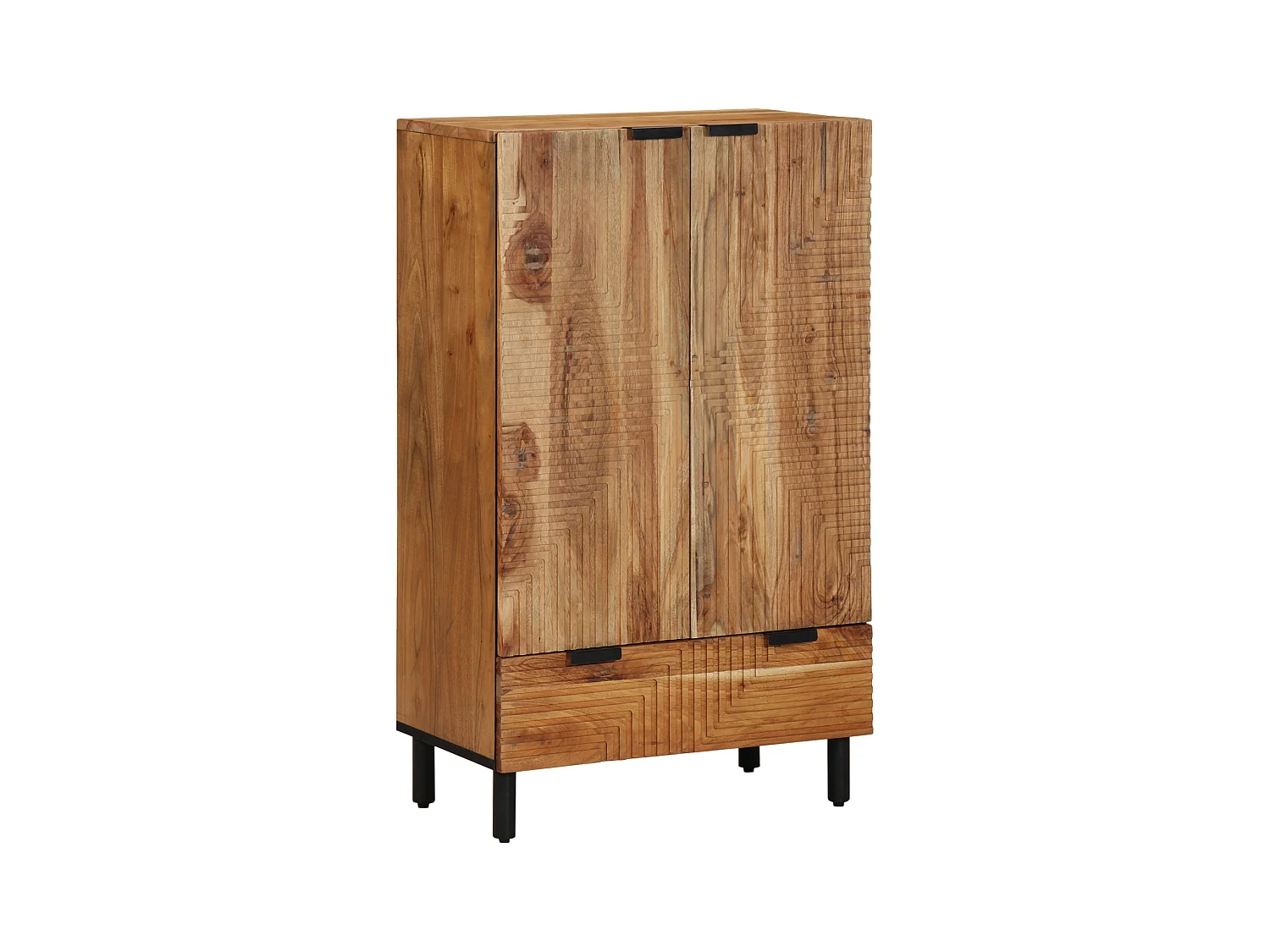 Buffet | Bahut | Meuble de rangement 60x33x100 cm en bois massif d'acacia