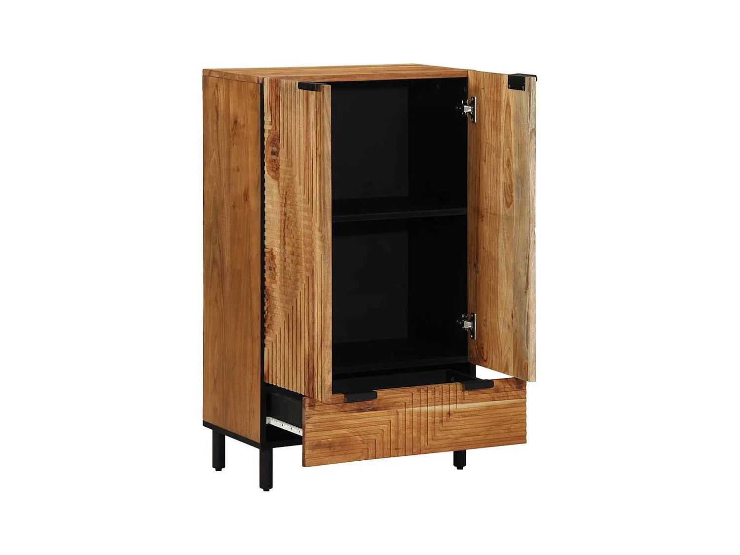 Buffet | Bahut | Meuble de rangement 60x33x100 cm en bois massif d'acacia