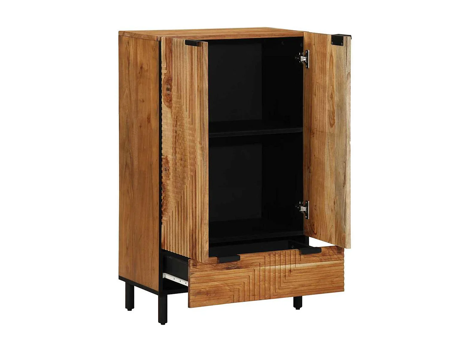 Buffet | Bahut | Meuble de rangement 60x33x100 cm en bois massif d'acacia
