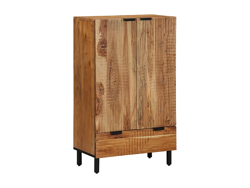 Buffet | Bahut | Meuble de rangement 60x33x100 cm en bois massif d'acacia