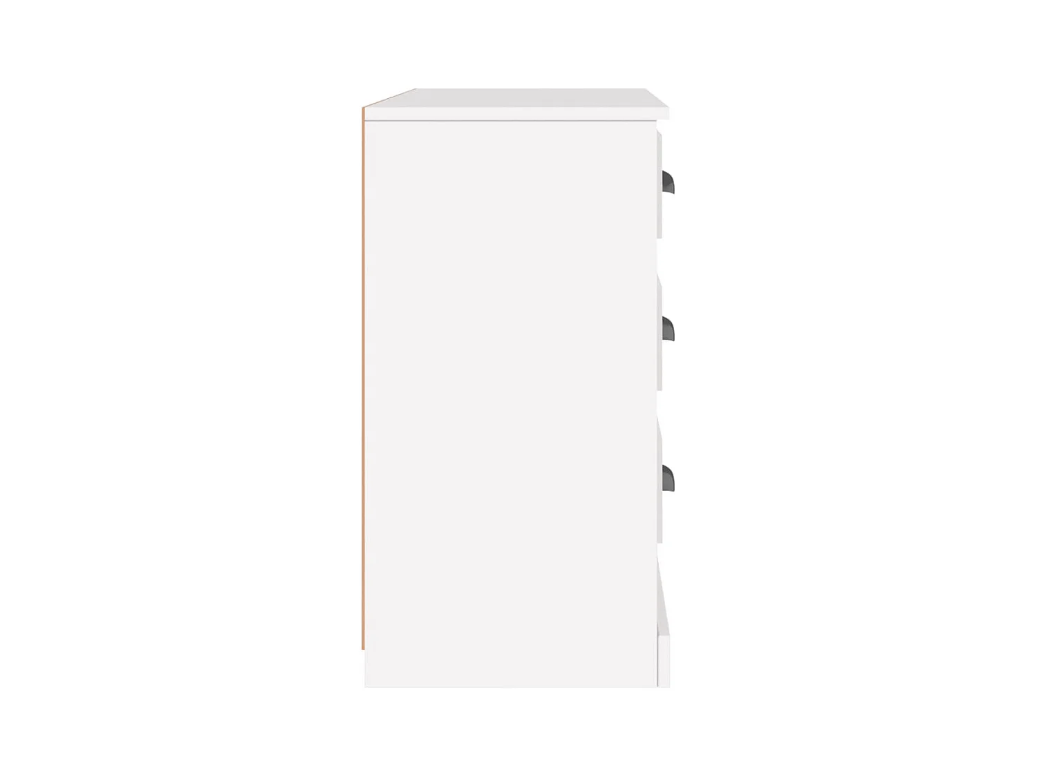 Credenza | Buffet | Armadio Bianca 104,5x35,5x67,5 cm in Legno Multistrato