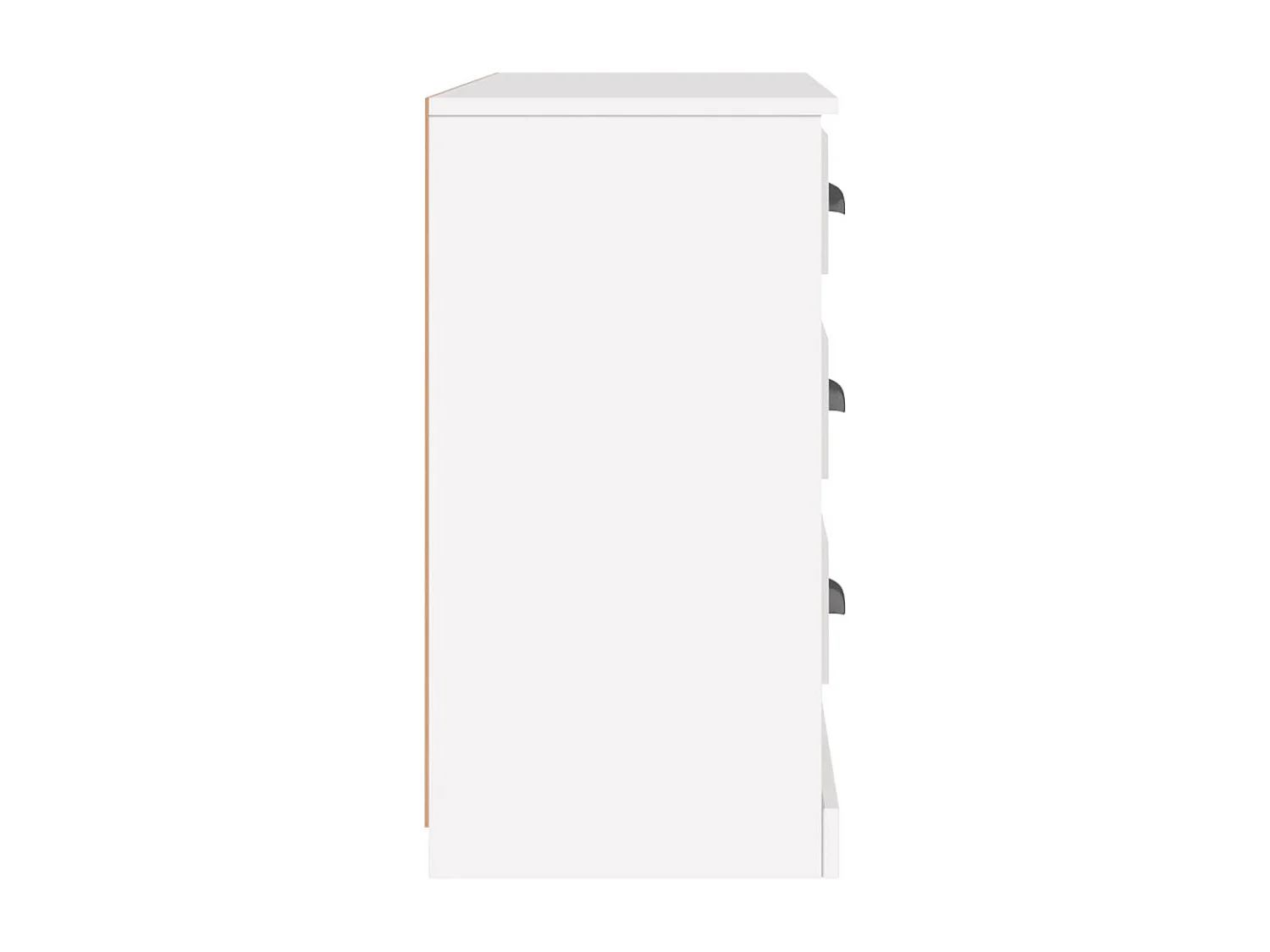 Buffet | Bahut | Meuble de rangement blanc 104,5x35,5x67,5 cm bois d'ingénierie