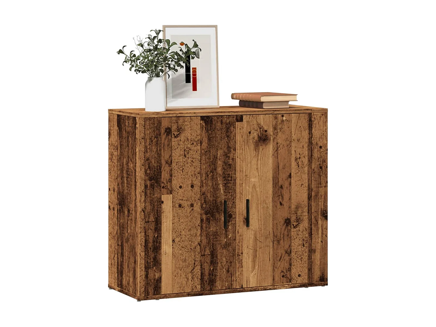 Credenza | Buffet | Armadio Legno Vecchio 80x33x70 cm in Truciolato