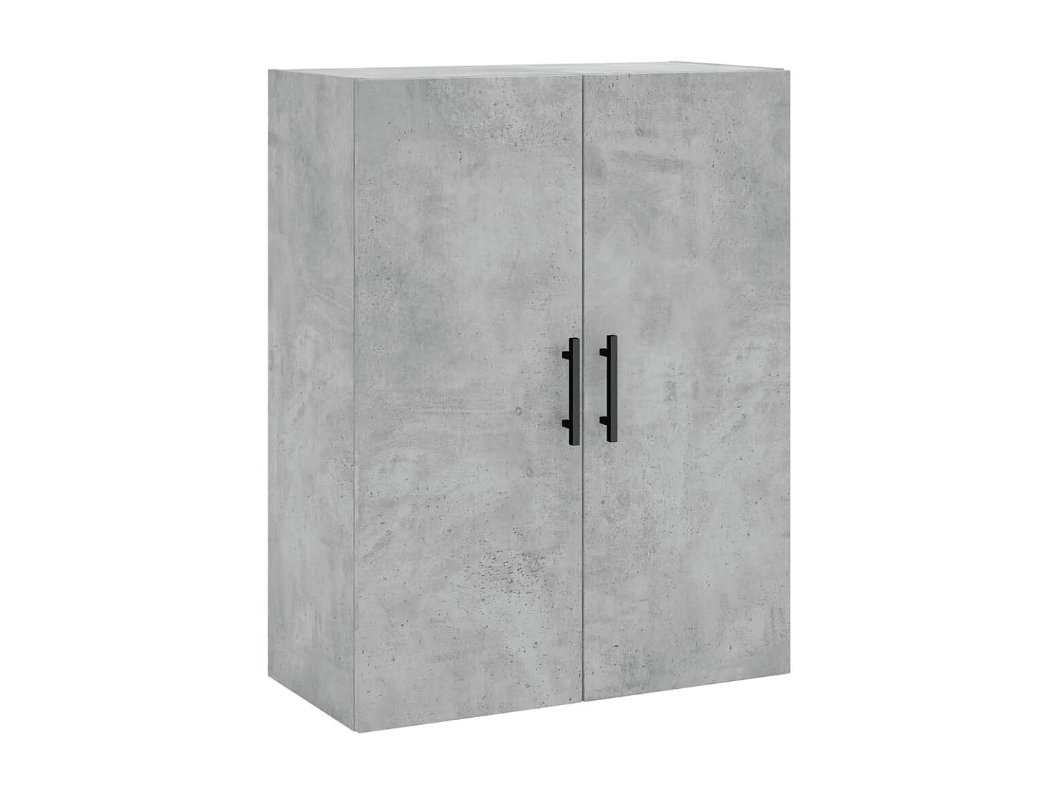Credenza | Buffet | Armadio Grigio Cemento 69,5x34x180 cm in Legno Multistrato