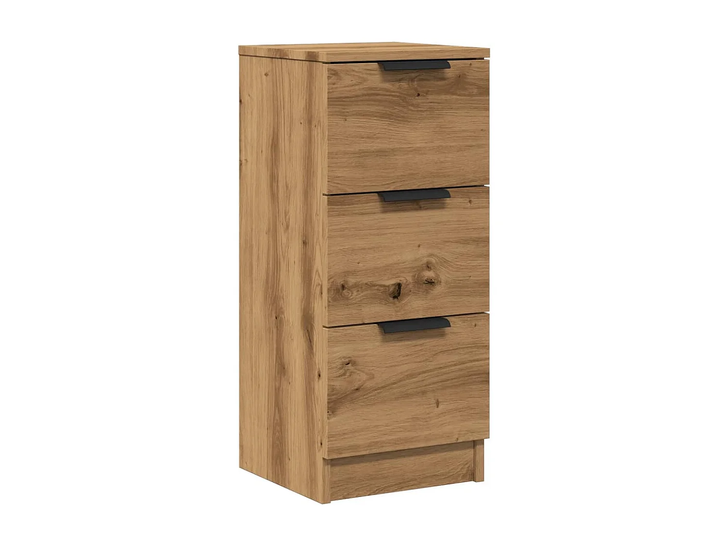 Buffet | Bahut | Meuble de rangement chêne artisanal 30x30x70 cm bois d'ingénierie