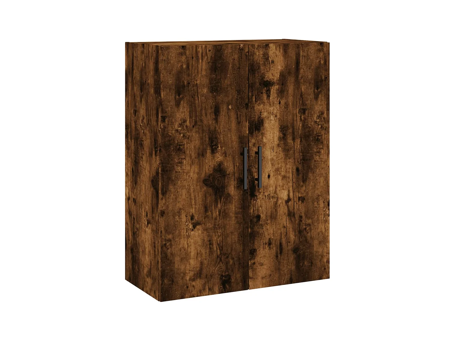 Buffet | Bahut | Meuble de rangement haut Chêne fumé 69,5x34x180 cm Bois d'ingénierie