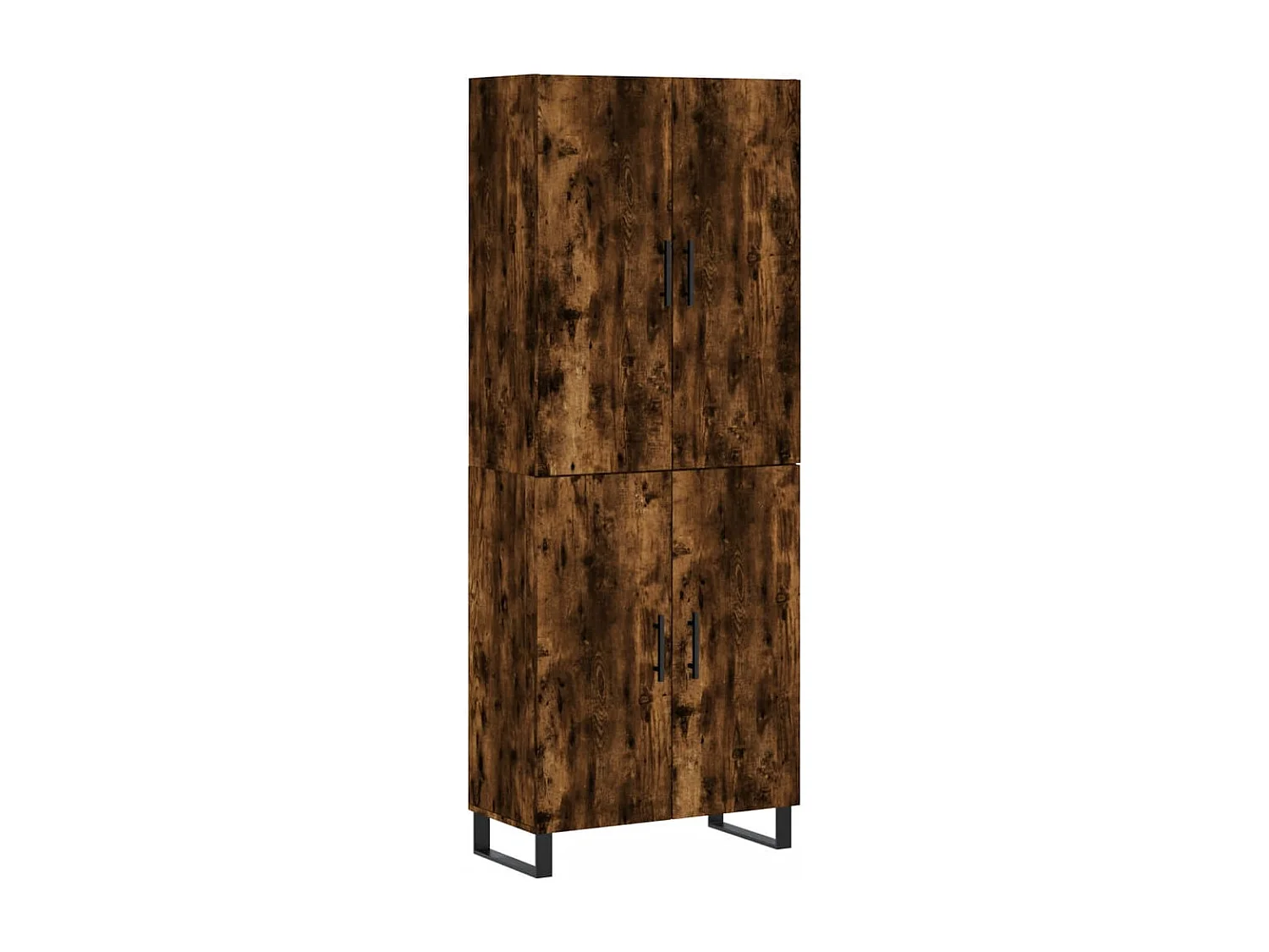 Credenza | Buffet | Armadio Rovere Fumo  69,5x34x180 cm in Legno Multistrato