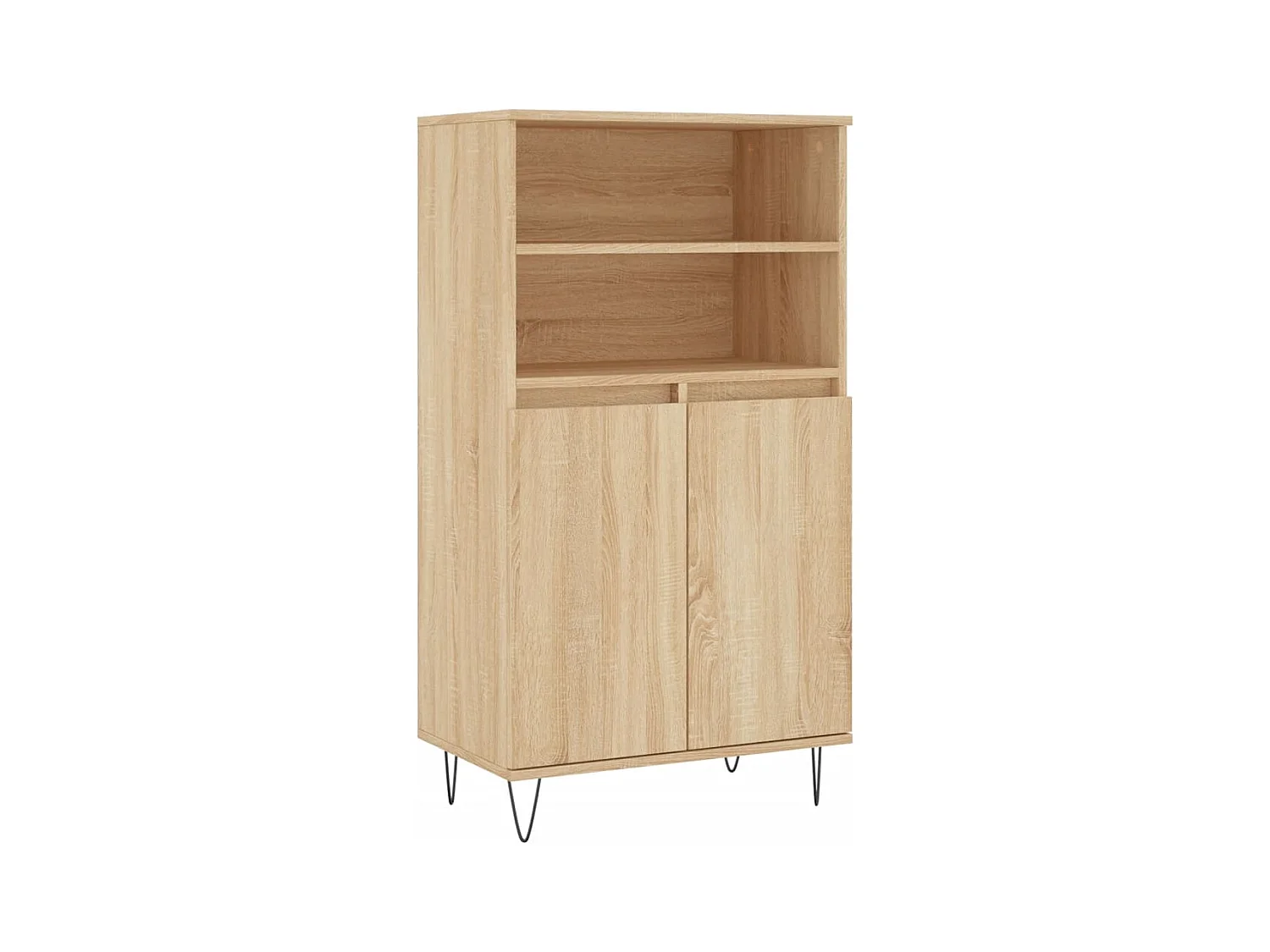 Buffet | Bahut | Meuble de rangement haut Chêne sonoma 60x36x110 cm Bois d'ingénierie