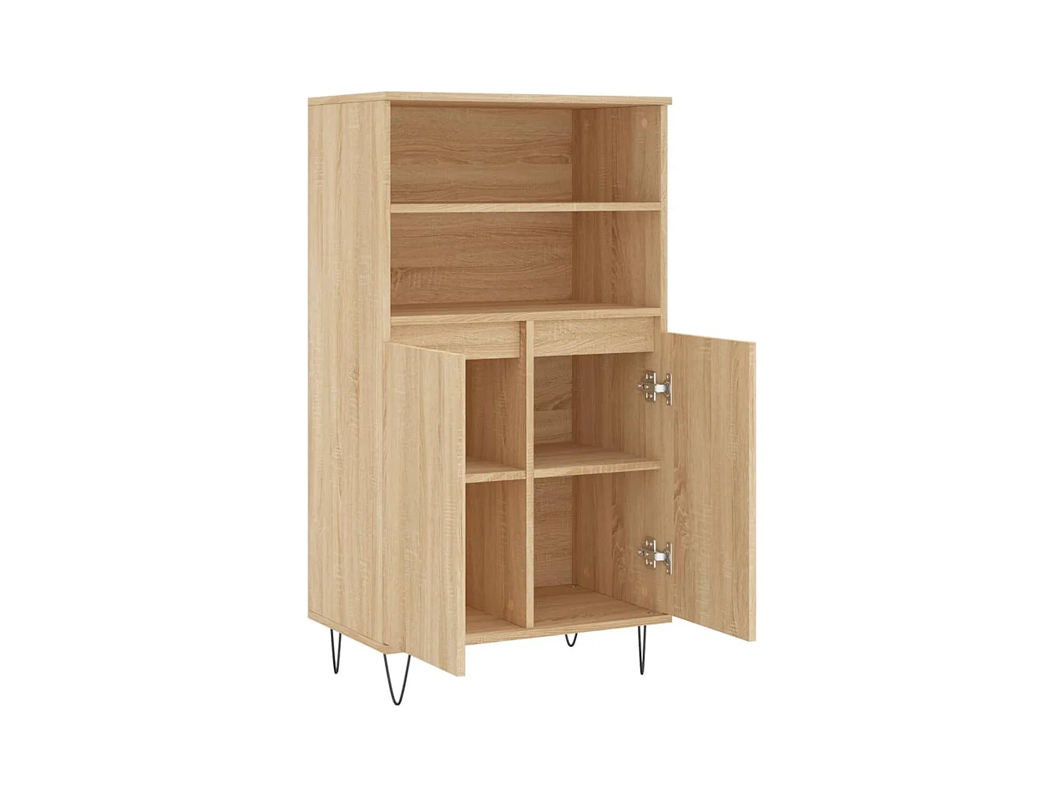 Buffet | Bahut | Meuble de rangement haut Chêne sonoma 60x36x110 cm Bois d'ingénierie