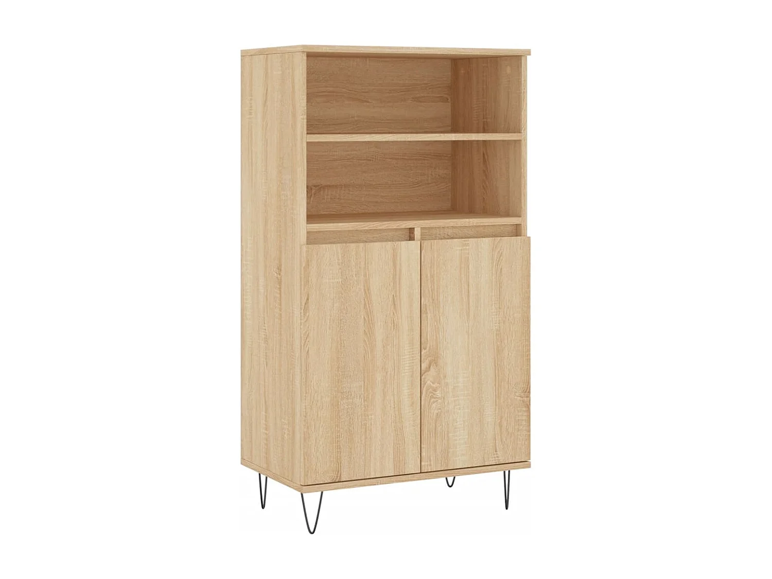 Buffet | Bahut | Meuble de rangement haut Chêne sonoma 60x36x110 cm Bois d'ingénierie