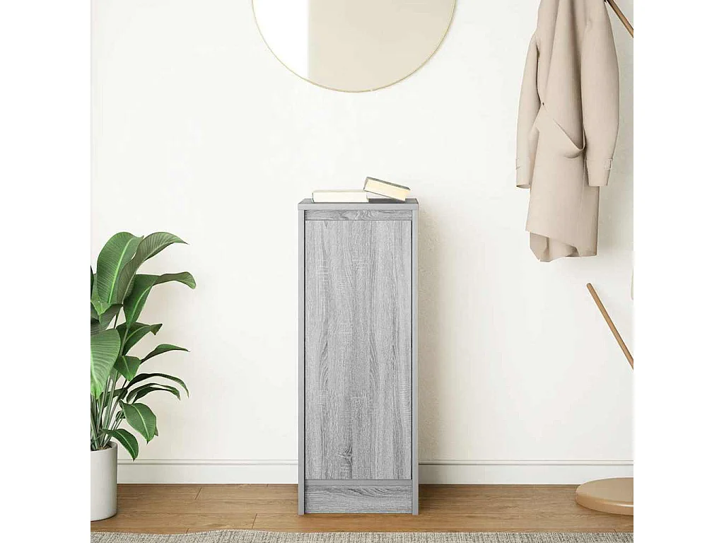 Buffet | Bahut | Meuble de rangement sonoma gris 29,5x34x76 cm bois d'ingénierie