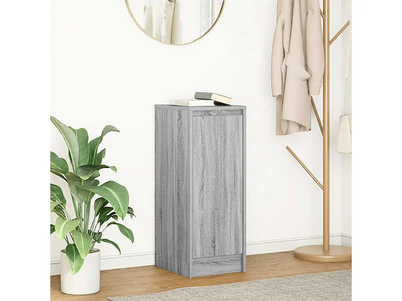 Buffet | Bahut | Meuble de rangement sonoma gris 29,5x34x76 cm bois d'ingénierie