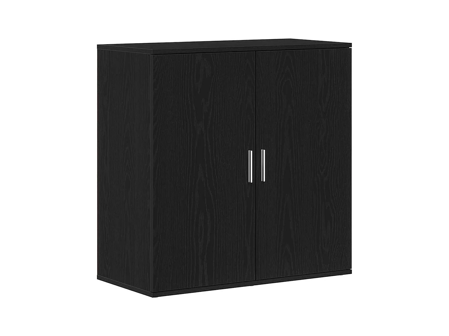 Buffet | Bahut | Meuble de rangement latéral Chêne noir 79x38x80 cm Bois d'ingénierie