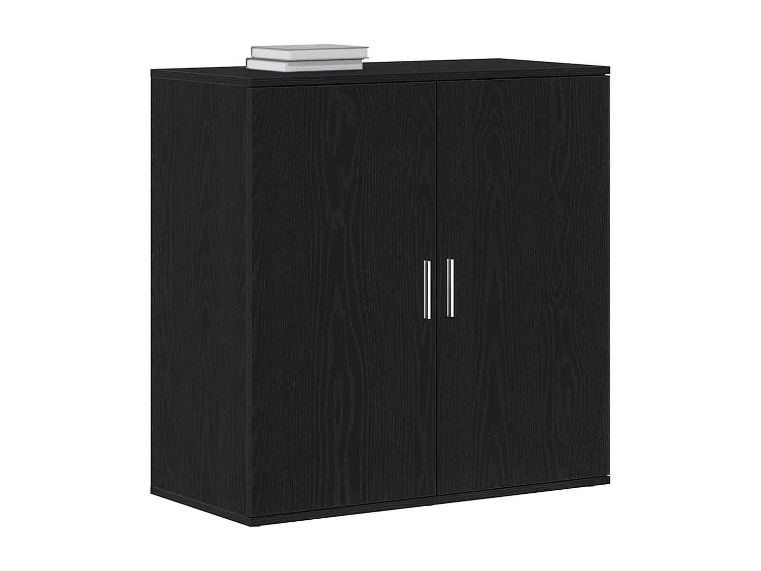 Buffet | Bahut | Meuble de rangement latéral Chêne noir 79x38x80 cm Bois d'ingénierie