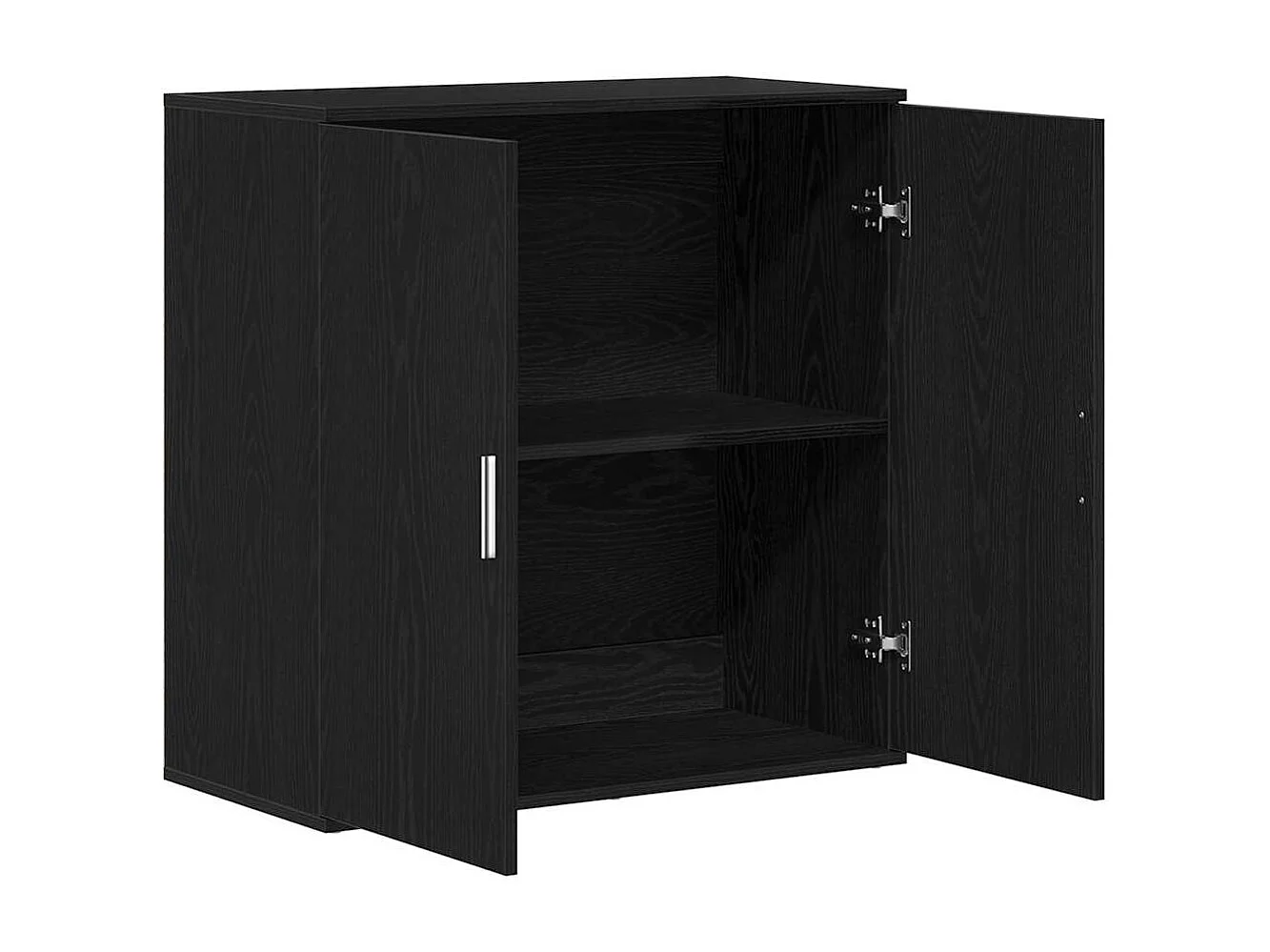 Buffet | Bahut | Meuble de rangement latéral Chêne noir 79x38x80 cm Bois d'ingénierie