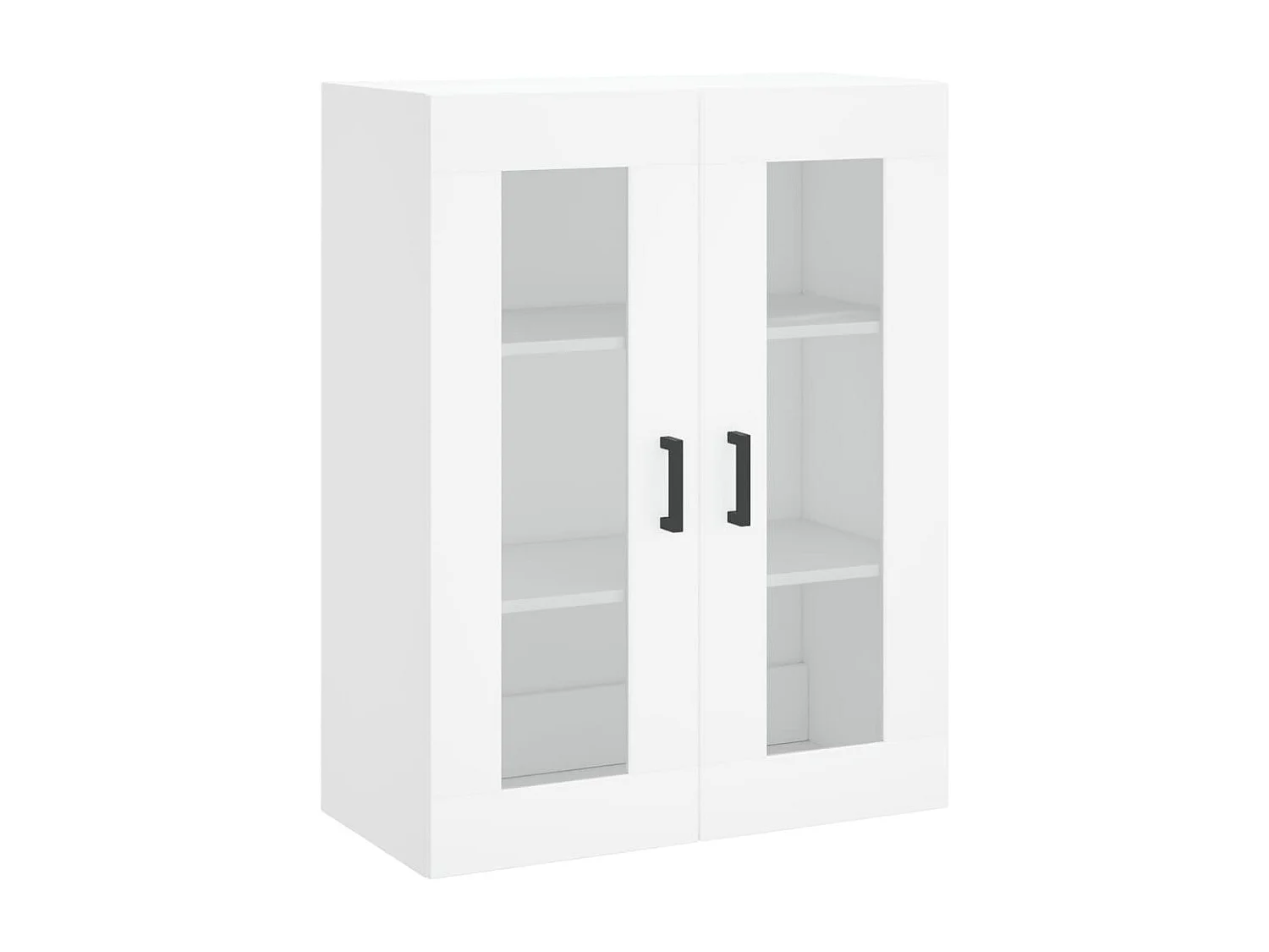 Buffet | Bahut | Meuble de rangement haut Blanc 69,5x34x180 cm Bois d'ingénierie